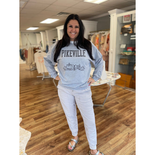 Pikeville Skyline Sweatshirt Grey