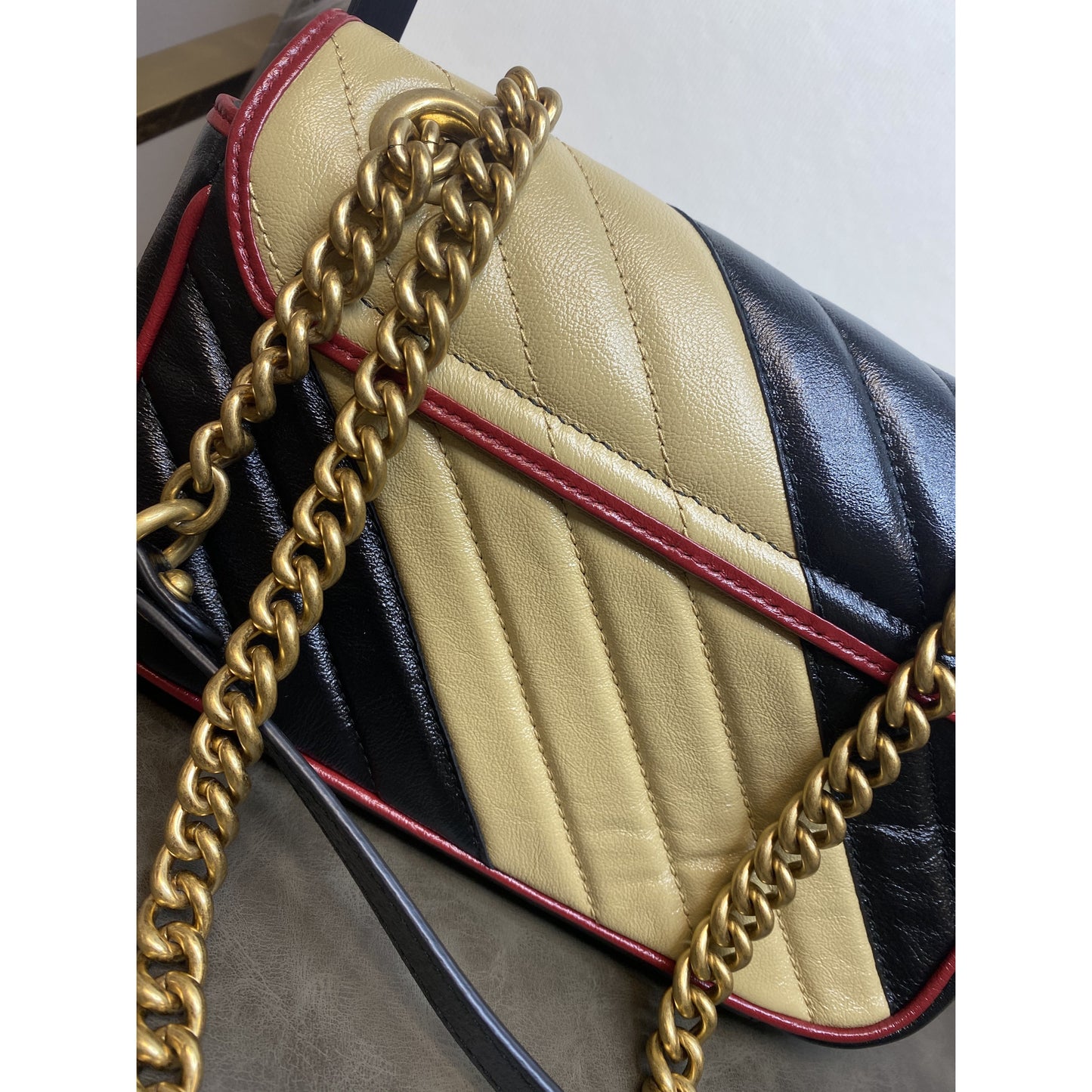 Gucci GG Marmont Mini Multicolor Bag