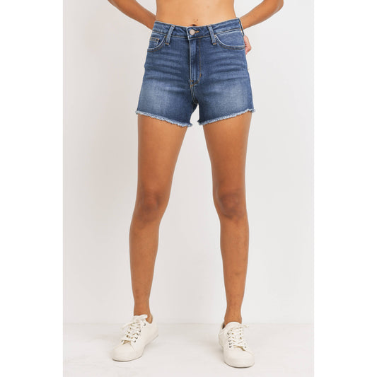 Megan High Rise Frayed Shorts