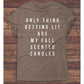 Fall Candles Brown Tee