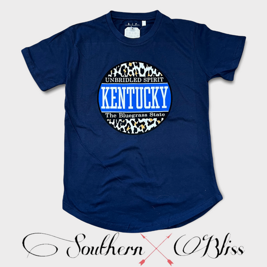 Kentucky Leopard Block Tee