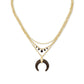 Fall 2 Gemma Triple Strand Necklace In Gold Golden Obsidian