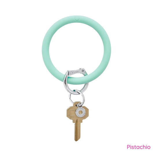 Pistachio Silicone Key Ring