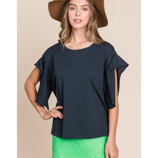 Oversized Tee in Navy