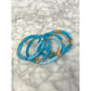 Blue Sandra Tube Bracelet Set