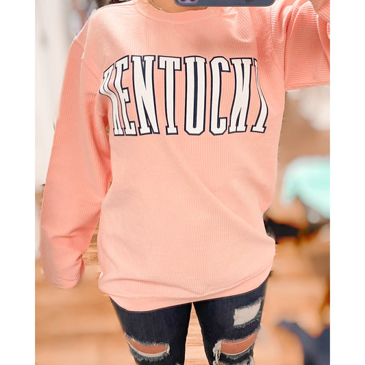 Kentucky Southlawn Beach Pink Crew Top
