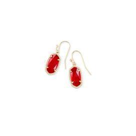 Lee Earring Gold Cherry Illusion