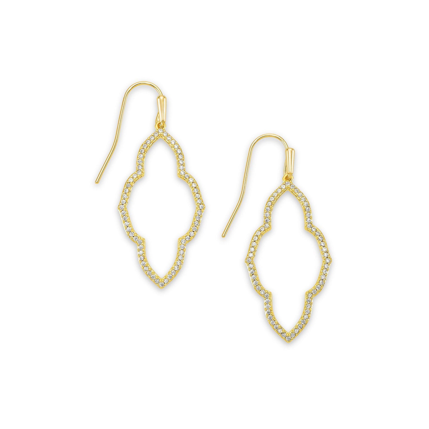 Fall 2 Abbie Small Open Frame Earring In Gold