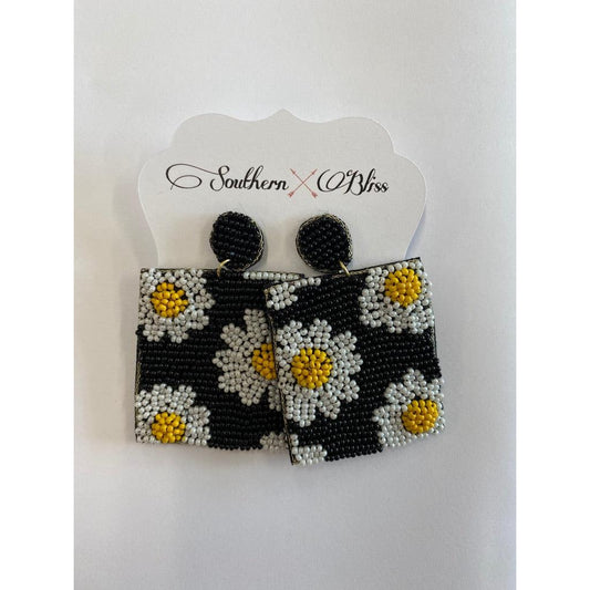 Large Beaded Earrings