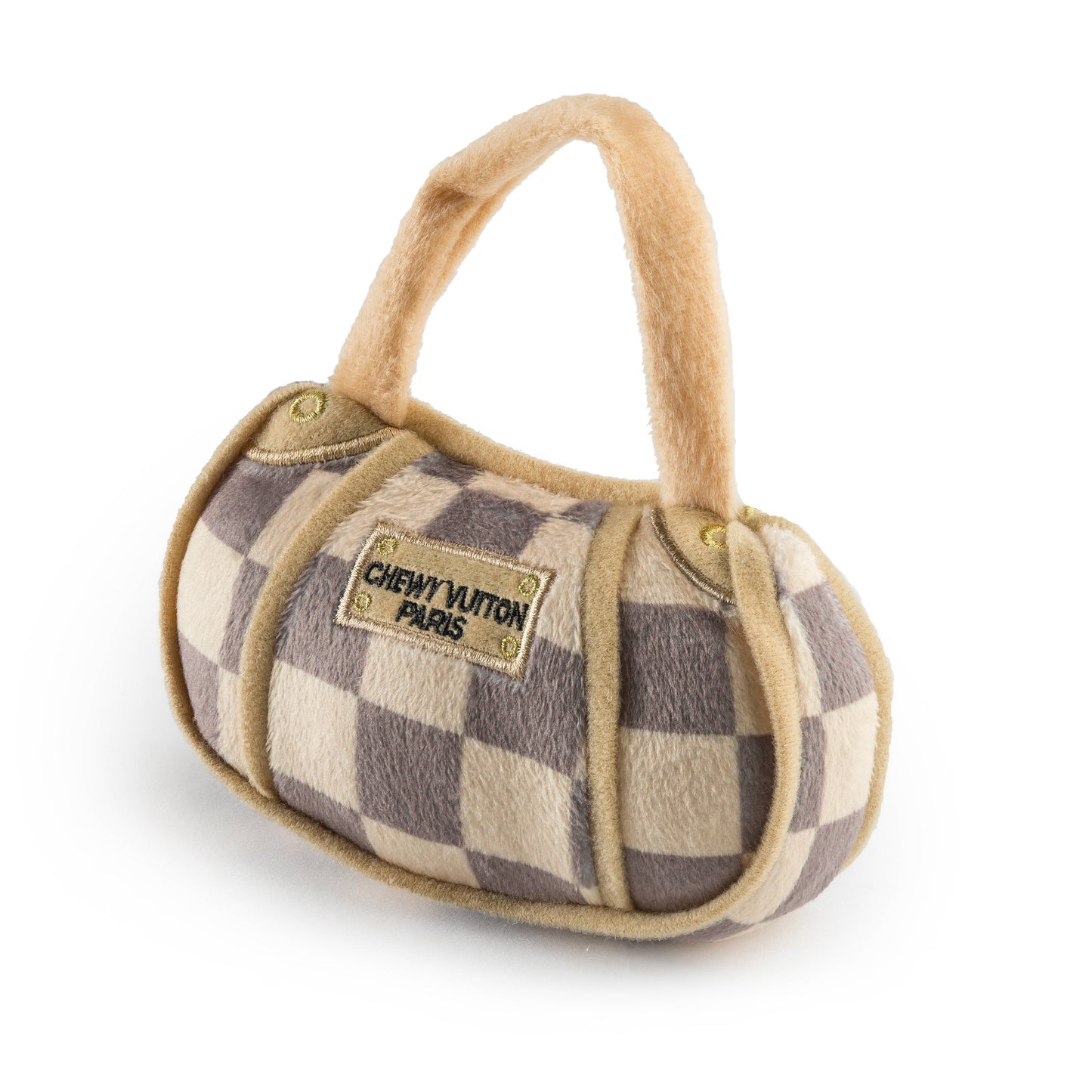 Chewy Vuiton Checker Handbag Small Toy