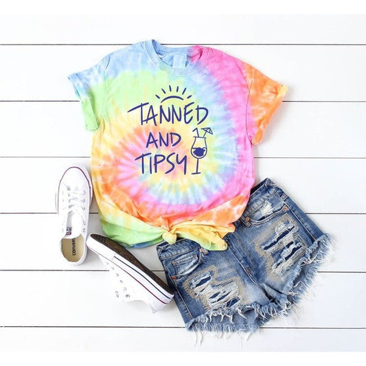 Tanned And Tipsy Tee