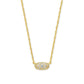 Grayson Crystal Pendant Necklace in Gold