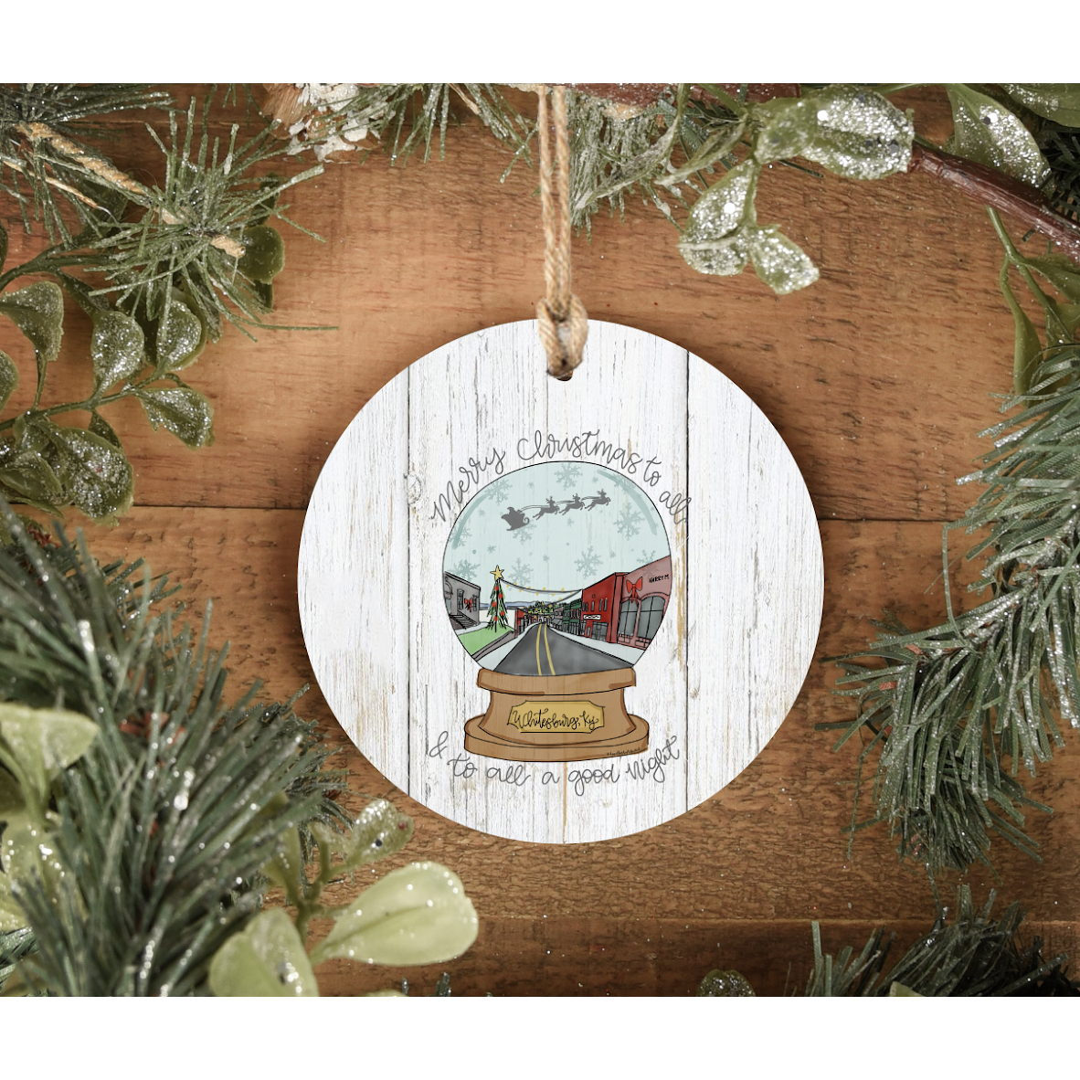 Snow Globe Whitesburg Ornament