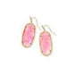 Elle Earring in Gold Iridescent Coral Illusion