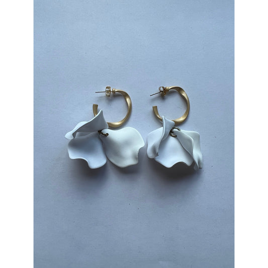 Cluster petal earrings