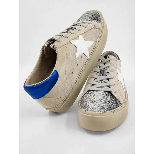 Reba Sneakers in Blue/Taupe