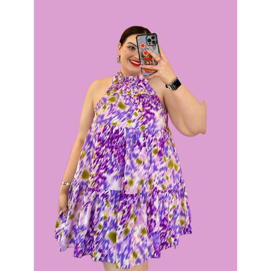 Orchid Halter Neck Dress