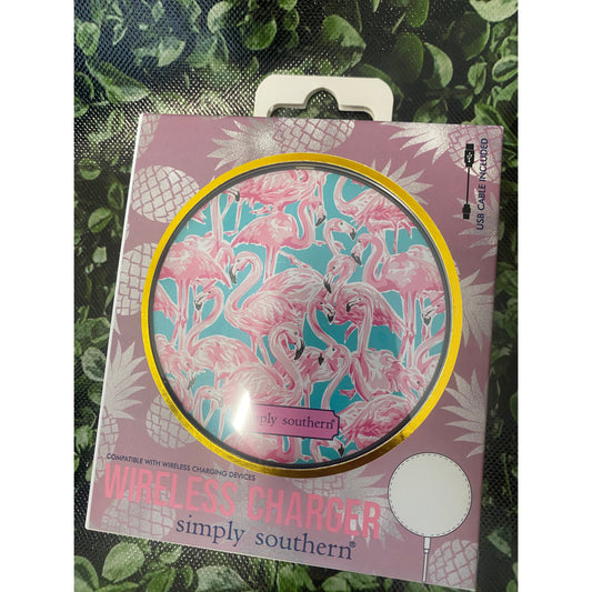 SS Wireless Charger Flamingo