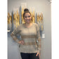 Stripes for Days Sweater in Camel