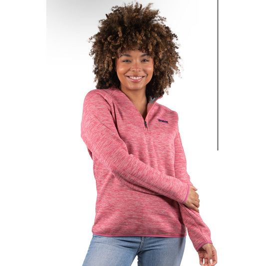 Simply Southern Heather Pink Quarter Zip