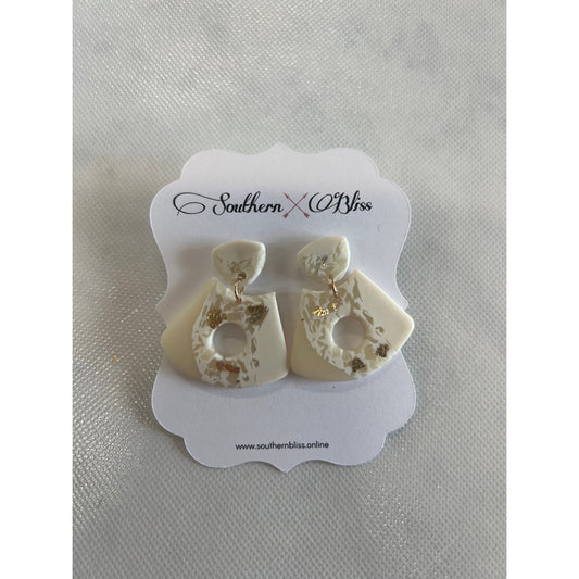 Paloma Earrings in White