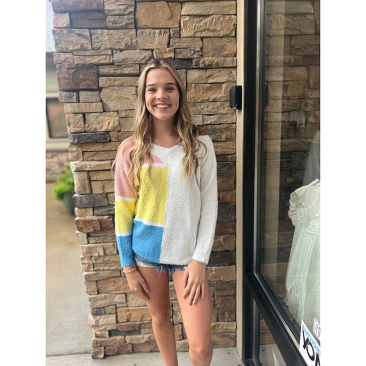 Color Block Sweater