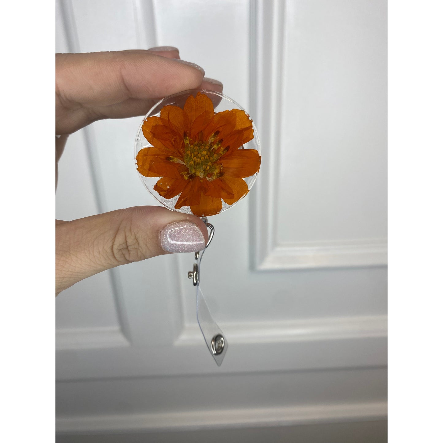 Authentic Flower Badge Reel