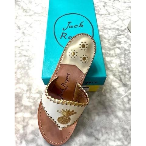 Jack Rodgers Pineapple Sandals size 9.5