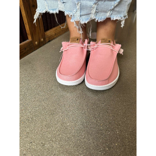 Simply Southern Slip Ons in Coral