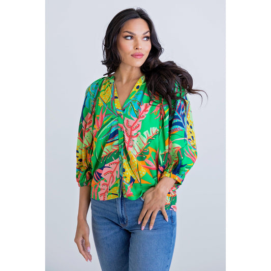 Tropical Button Up