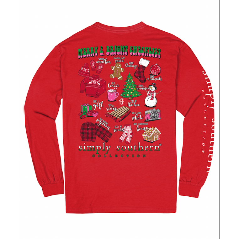 Simply Southern Merry List Long Sleeve