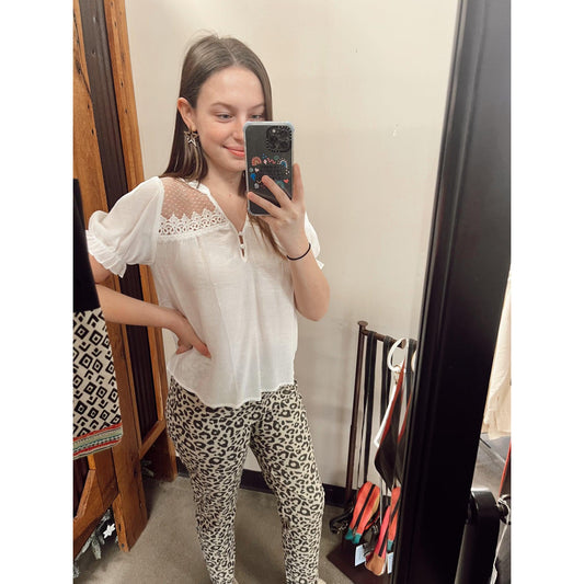 Leopard Print Jeans