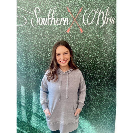 Vintage Hoodie in Grey