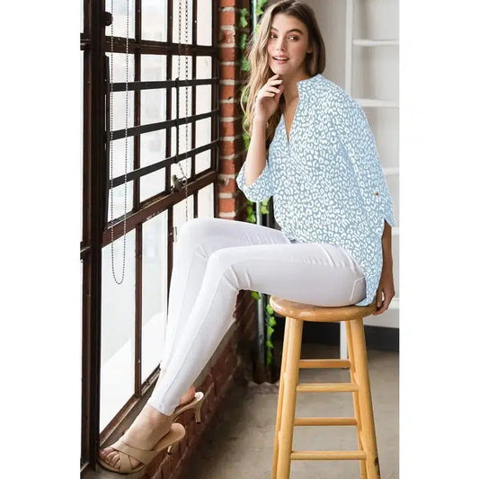 Ice Leopard Top
