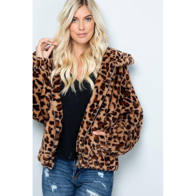 Leopard Fur Jacket