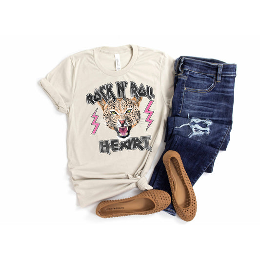 Rock N Roll Heart Jaguar Tee