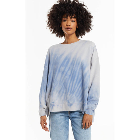 Tie-Dye Modern Weekender In Sky Blue