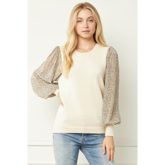 So Natural Sweater Blouse
