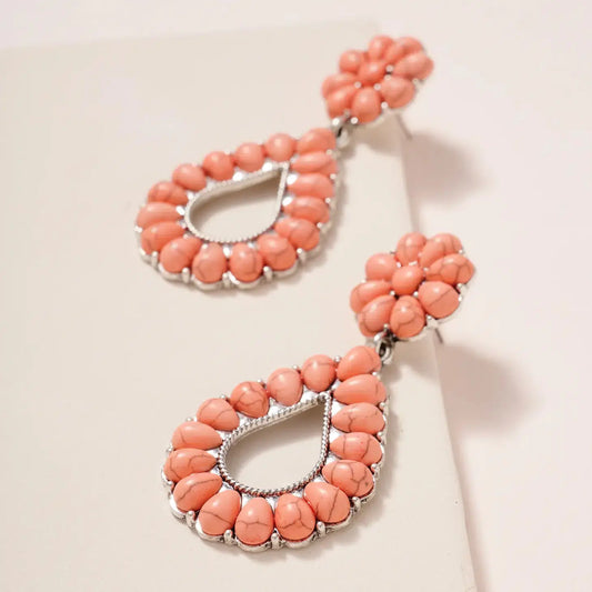 Western Tear Drop Earrings