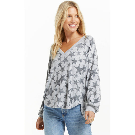 Plira Camo Star Slub Pullover
