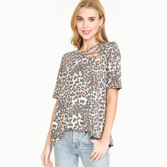 It's A Cheetah Vibe Top