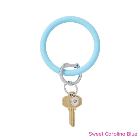 Sweet Carolina Blue Silicone Key Ring