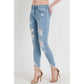 Tori Distressed Skinny Denim
