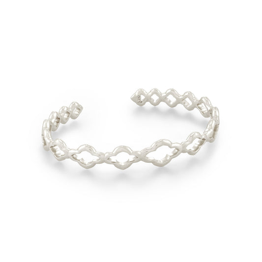 Fall 1 Abbie Cuff Bracelet In Rhodium Metal