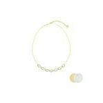 Grayson Short Necklace in Gold Ivory MOP