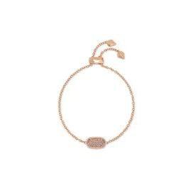 Elaina Adjustable Bracelet Rose Gold Sand