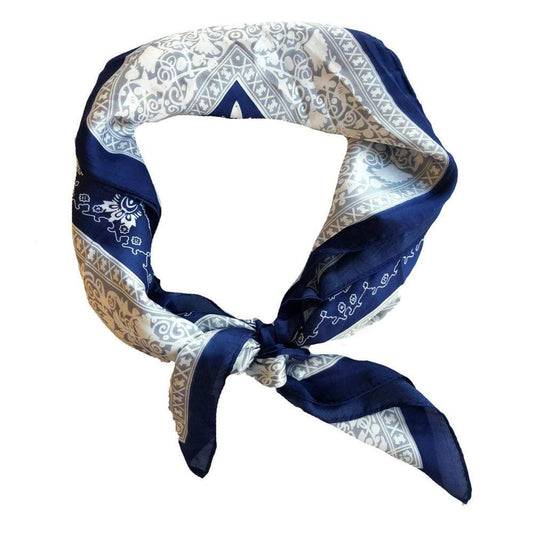Paisley Princess Scarf In Navy