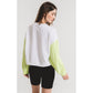 The Colorblock Neon Sleeve Sweatshirt