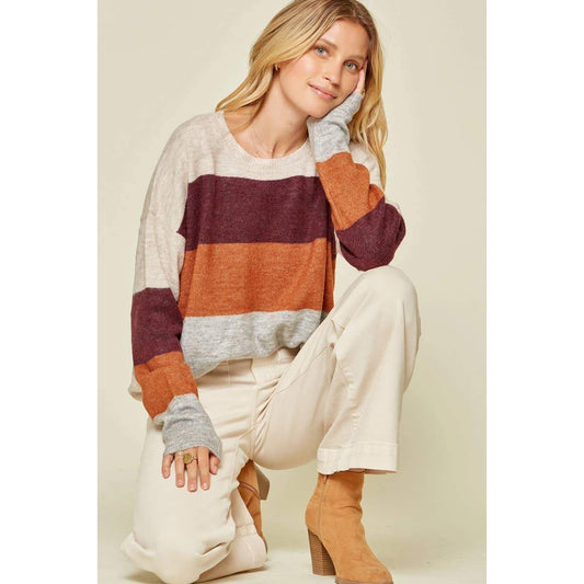This Time Around Colorblock Sweater
