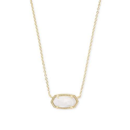 Kendra Scott Elisa White Mother of Pearl Necklace